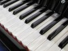 New Aliante 4 voice white pearloid key black piano accordion normally £1199